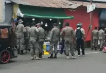 Satpol PP Kotamobagu Kembali Tertibkan Pedagang Pasar 23 Maret