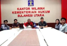 Kemenkum Sulut Ikuti Diskusi Strategi Kebijakan Kanwil Bangka Belitung
