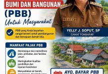 Camat Tombariri Ajak Warga Bayar PBB Tepat Waktu