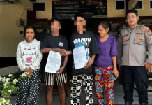 Polsek Bunaken Mediasi Kasus Pengancaman di Kelurahan Pandu, Berakhir Damai
