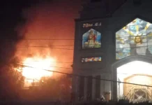 Kebakaran Hanguskan Rumah Tiga Lantai di Tompaso Barat