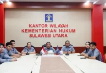 Kemenkum Sulut Ikuti Diskusi Strategi Kebijakan Kemenkum Sulsel