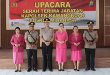 Ipda Ronny Steven Ambat Resmi Jadi Kapolsek Kawangkoan