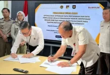 Bapenda dan Kantor Pertanahan Minahasa Padukan Data NIB-NOP