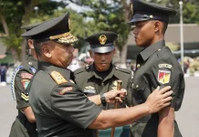 Lantik Prajurit Tamtama, Pangdam Merdeka: Siap Mengabdi untuk Bangsa dan Negara
