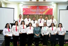 Wabup VaSung Dampingi 13 Camat Ikuti Diklat Kepamongprajaan