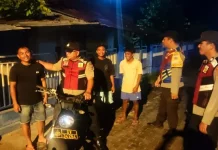 KRYD Malam Hari, Polsek Bunaken Pastikan Kamtibmas Kondusif