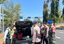Polsek Bandara Perketat Keamanan Bandara Sam Ratulangi