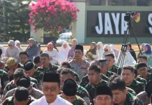 Kapolresta Manado Ikuti Sholat Istisqa di Makodam XIII/Merdeka