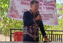 Semarak HUT Ke-1 Persatuan Pensiunan Nyiur Melambai Sulut