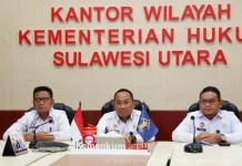 Kakanwil Kemenkum Sulut Ikuti Diskusi Strategi Kebijakan Kanwil Kemenkum Sumsel