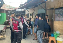 Tim Pantera Polres Kotamobagu Bubarkan Anak Muda Pesta Miras di Pasar Poyowa Kecil