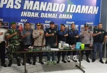 Polsek Tuminting, TNI dan BNN Dukung Razia di Rutan Manado
