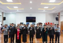 Dua Pejabat Fungsional Kemenkum Sulut Naik Jenjang, Integritas Jadi Penekanan