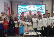 Hari Lalu Lintas Bhayangkara ke-71, Ditlantas Sulut Gelar Syukuran