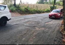 Jalan Tomohon-Tondano Berlubang, BPJN Himbau Pengendara untuk Berhati-hati