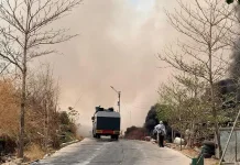 Kebakaran TPA Sumompo, Angin Jadi Kendala Pemadaman