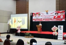 Kanwil Kemenkum Sulut Hadiri Pelantikan Pengurus Perempuan Indonesia Maju