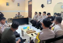 Anev Perdana, Kapolsek Wori Tekankan Soliditas dan Pelayanan