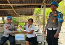 HUT ke-24, Propam Polres Talaud Gelar Bakti Sosial