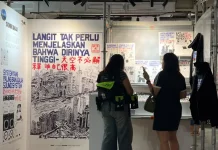 Ilustrasi Keluar dari Kertas di JICAF