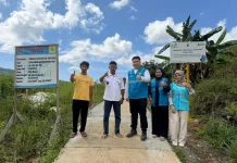 PLN Bangun Infrastruktur Jalan Usaha Tani di Desa Cempaka Putih