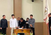 Bupati Wongkar Tandatangani Nota Kesepahaman Perubahan KUA & PPAS TA 2026