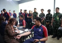 Wujud Kepedulian Sosial, Personil Lanud Sam Ratulangi Berdonor Darah