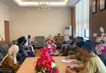 Bupati Franky Wongkar Ikut Exit Meeting BPK Sulut
