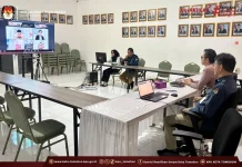 KPU Tomohon Ikuti Pembukaan Ujian Nasional E-Learning PPID di Lingkungan KPU 2026