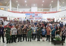 Pangdam XIII/Merdeka dan Danrem 131/Santiago Hadiri Job Fair UNSRAT 2026