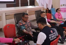 Bhayangkari Cabang Kotamobagu Gelar Donor Darah Peringati HKGB ke-74