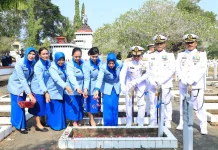 Wadan Kodaeral VIII Ziarah Nasional Memperingati HUT ke- 81 TNI Tahun 2026
