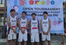 Tim Basket SMAN 3 Tondano (Binsus) Juara Open Tournament Piala Panglima TNI