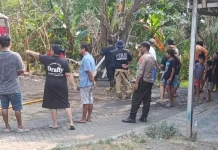 Gerak Cepat Polsek Mapanget dan Damkar Tangani Kebakaran Lahan di Paniki Atas