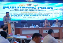Puslitbang Polri Gelar Penelitian Norma Indeks di Polda Sulut