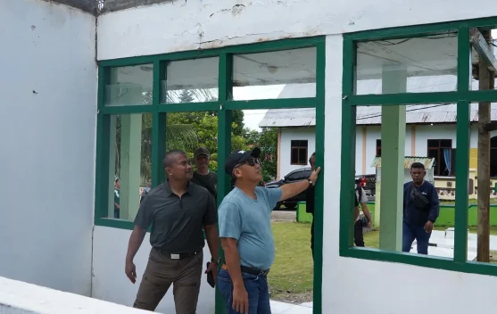 Pangdam  Merdeka Lihat Langsung Kondisi Satuan Perbatasan Koramil Rainis