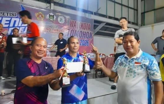 Juara ASN Turnamen Piala Walikota Tomohon Cup 2026