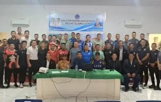 Gelar Refreshing dan Fitness Test, PSSI Sulut Matangkan Perangkat Pertandingan