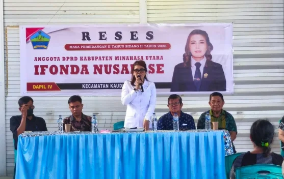 Sasar Dapil IV, Ifonda Nusah Gelar Reses di Desa Tumaluntung