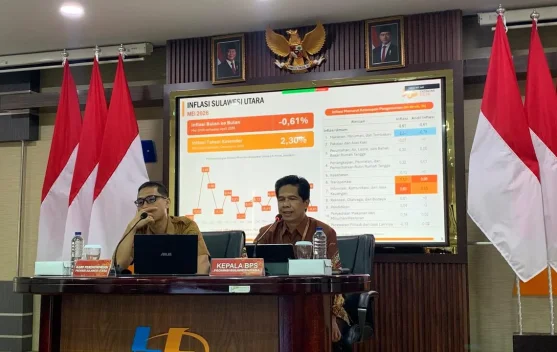 Mei 2026, Sulawesi Utara Alami Deflasi 0,61 Persen