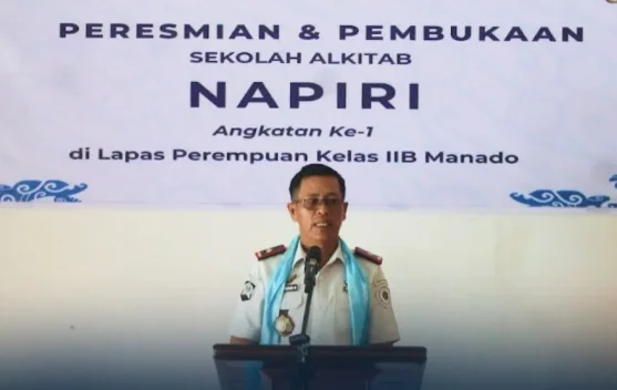 Kakanwil Ditjenpas Sulut Resmikan Sekolah Alkitab Angkatan Pertama di LPP Manado