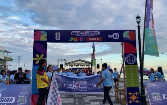 TVRI Sulut Sosialisasikan Hak Siar Piala Dunia 2026 melalui Bola Gembira