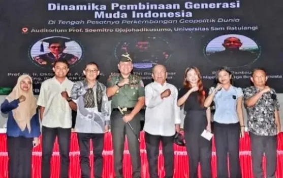 Mayjen TNI Rano Tilaar Bahas Geopolitik Sulut dalam Kuliah Umum di Unsrat