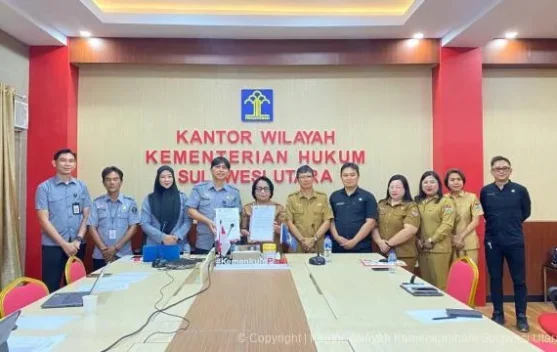 Kanwil Kemenkum Sulut Harmonisakan Dua Ranperda Strategis Minahasa Tenggara