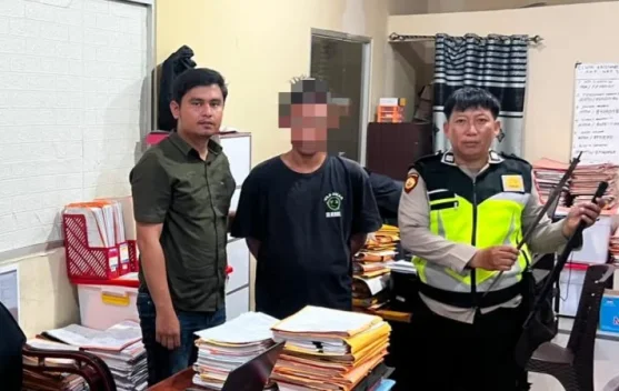 Diduga Aniaya Korban dengan Sajam, Terduga Pelaku Diamankan Polsek Wori