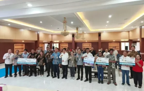 BSG, OJK, dan Pemkot Bitung Resmikan Kerja Sama Pengembangan Ekonomi Lokal