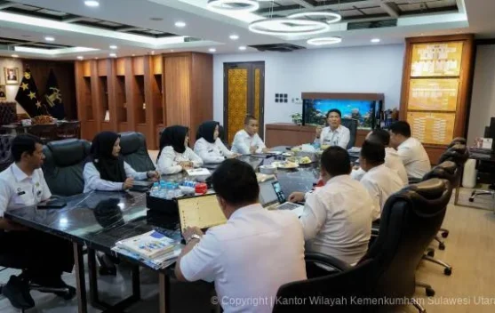 Bertemu Sekjen Kemenkum RI, Hendrik Pagiling Bahas Penguatan Pelaksanaan Tugas