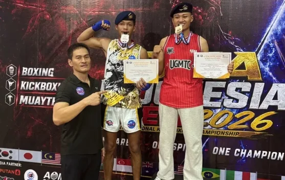 Prajurit Lanud Sam Ratulangi Juara 2 Kejuaraan ISKA Muay Thai