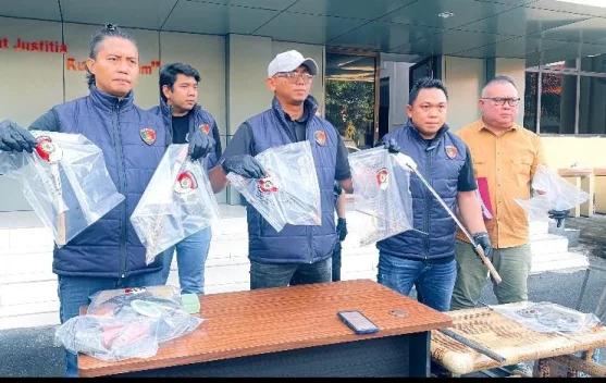 Jatanras Polda Sulut Bongkar Dugaan Lokasi Pembuatan Sajam di Minut
